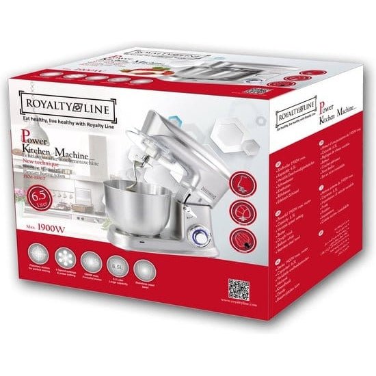 Royalty Line Deegmachine - Keukenmachine - van 5.5 tot 12 Liters - Deeg mixer