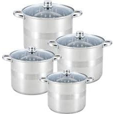 Soeppan Set RVS - 7 liter, 9 liter, 11 liter, 13 liter - Soeppannen