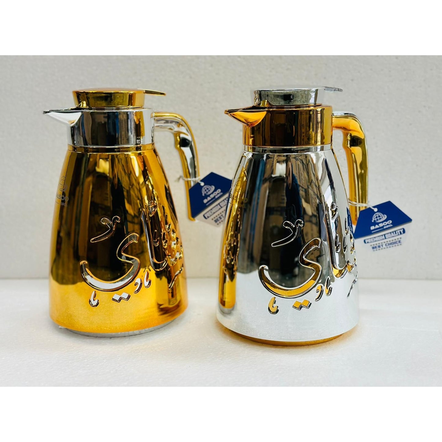 Tarmos 2 Liter Thermoskan - Goud/Zilver - Thermoskannen