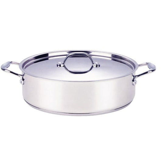 Kookpan Laag RVS - 24 cm, 26 cm, 28 cm, 32 cm, 36 cm, 40 cm - Kookpannen
