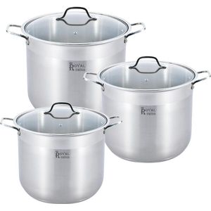 RVS Soeppan - 15 liter, 17 liter, 20 liter - Soeppannen