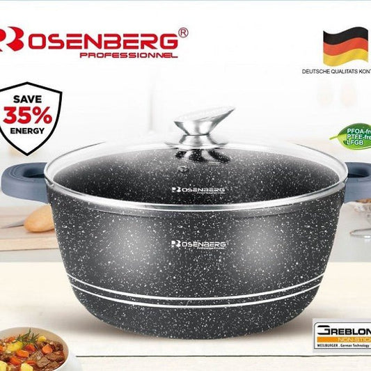 Kookpan Rosenberg Professionnel - 20cm, 24cm, 28cm, 32cm, 36cm, 40cm, 44cm - Kookpannen