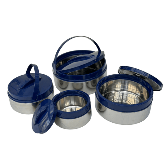 Warm Houd Bakje - 12 Uur Warm Houdend - RVS - 8-delige Set